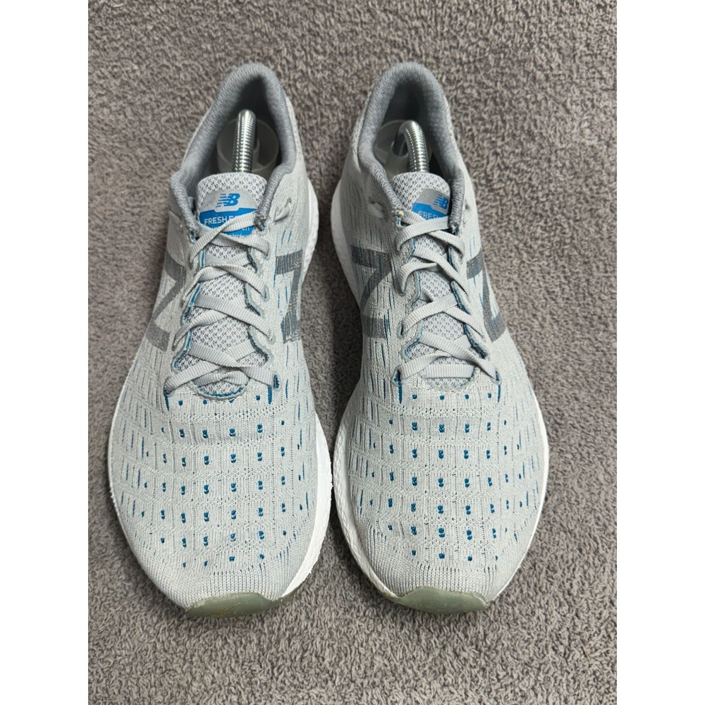 New Balance Fresh Foam Zante Men 10.5 D Gray Teal Running Shoes – Run Small
